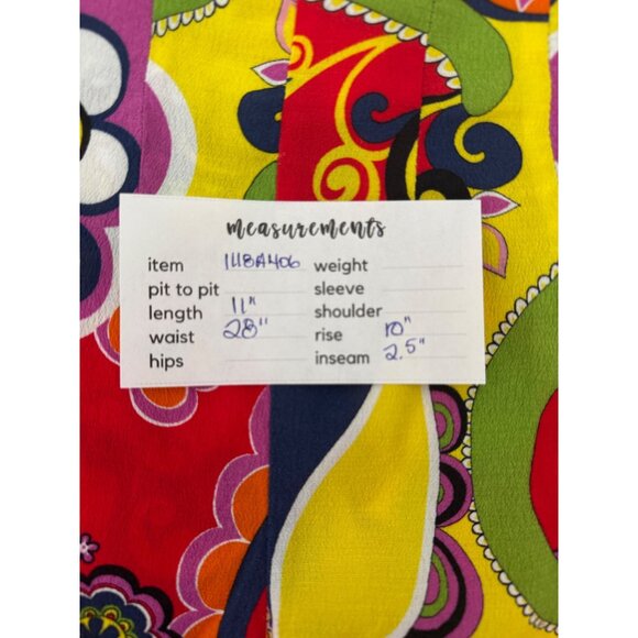 ZARA Colorful Small Floral Patterned Shorts - Picture 11 of 12